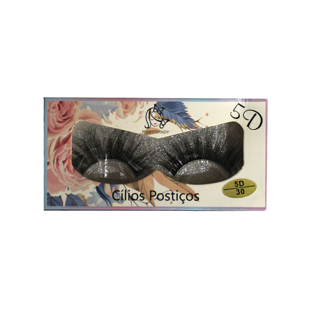 Cílios Postiços Sintéticos Com 3 Pares