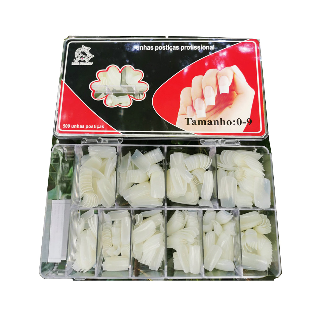 Caixinha Com 500 Unhas Postiças