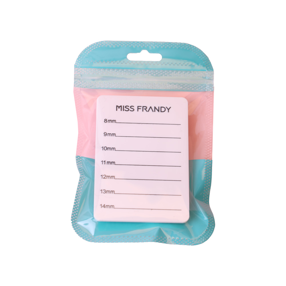 Placa Acrílica Para Cílios Fio A Fio 8*5.5Cm