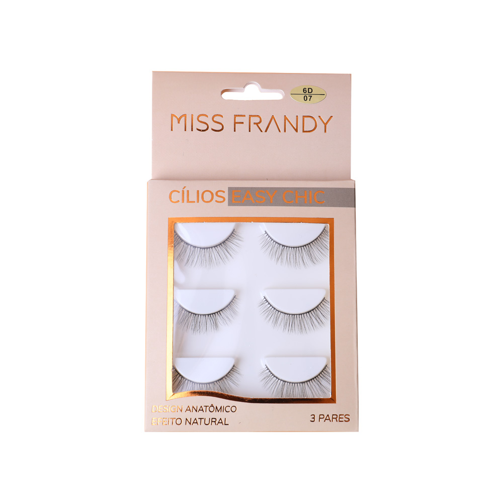 Kit Com 3 Pares De Cílios Postiço 3D