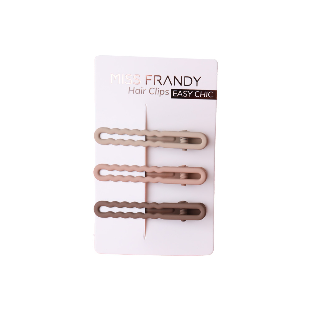 Kit Com 3 Presilha De Cabelo Easy Chic