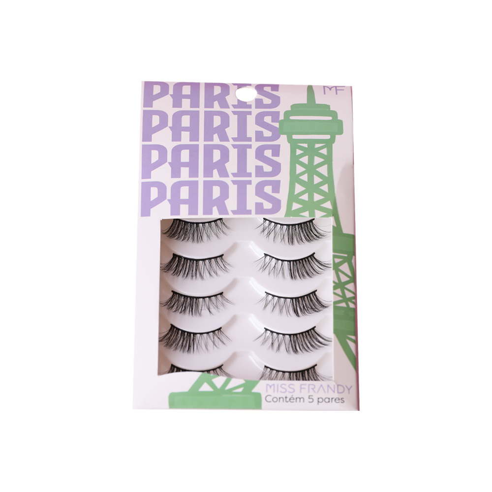 Kit Com 5 Pares De Cílios Postiços Linha City Lights