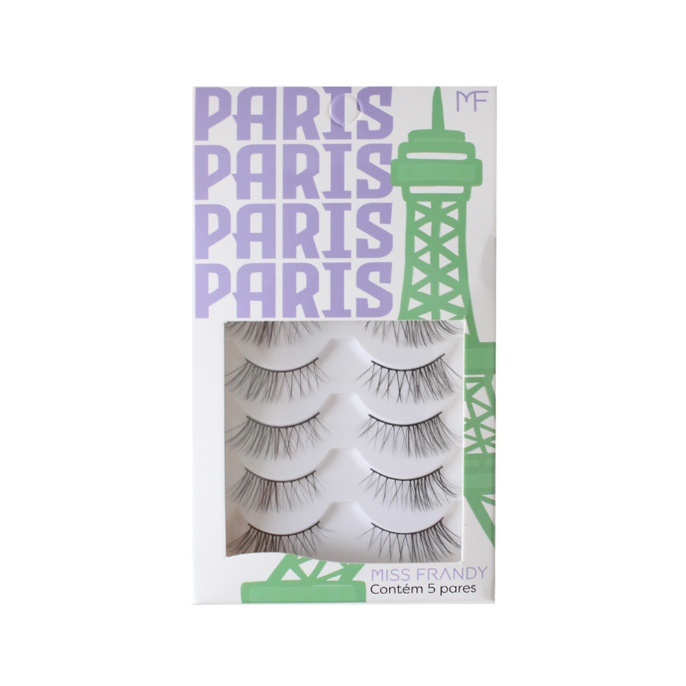 Kit Com 5 Pares De Cílios Postiços Linha City Lights