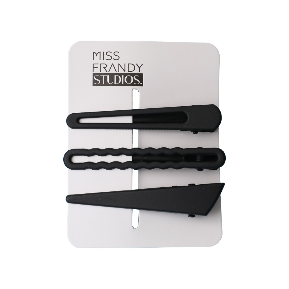 Kit Com 3 Presilha De Cabelo Linha Miss Frandy Studios