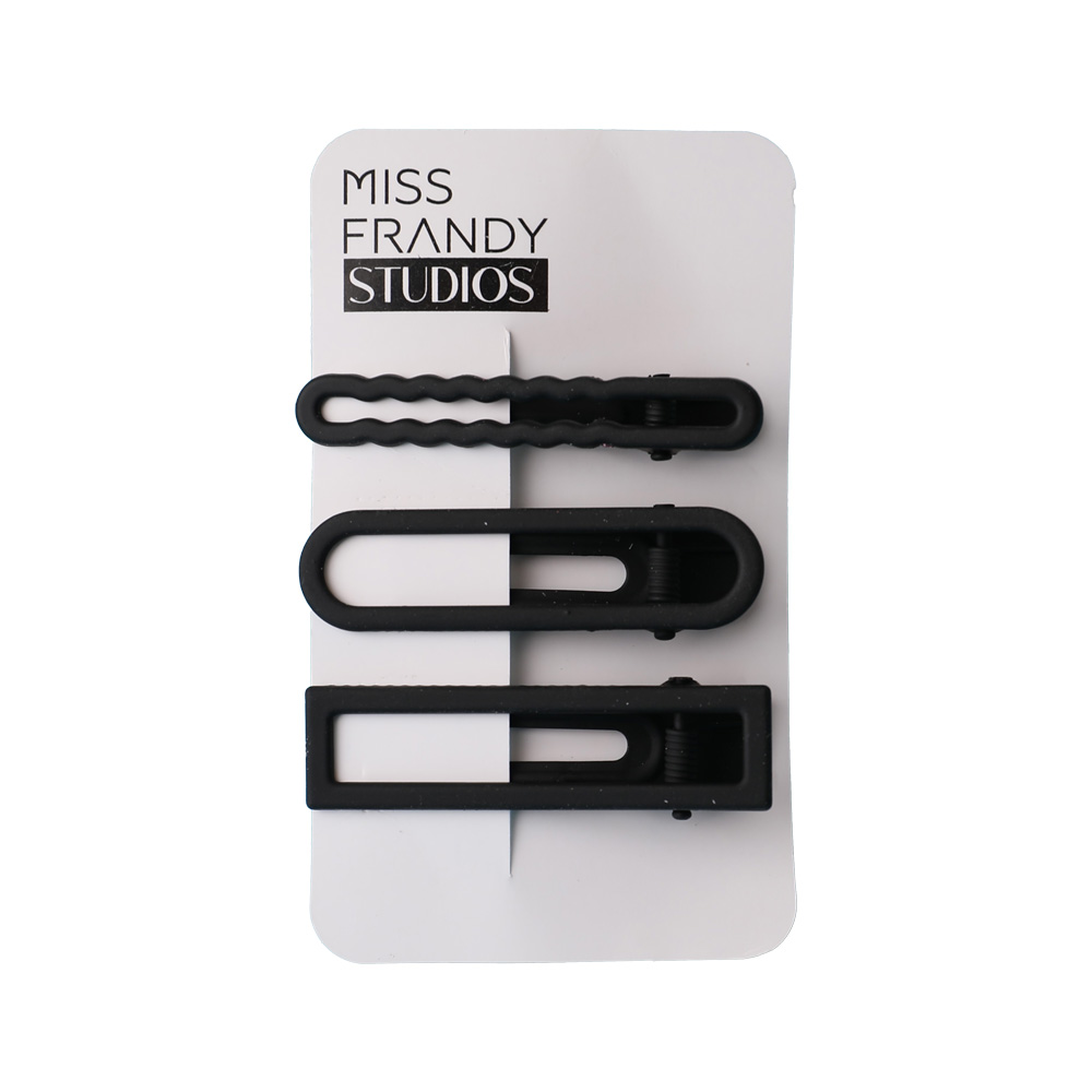 Kit Com 3 Presilha De Cabelo Linha Miss Frandy Studios