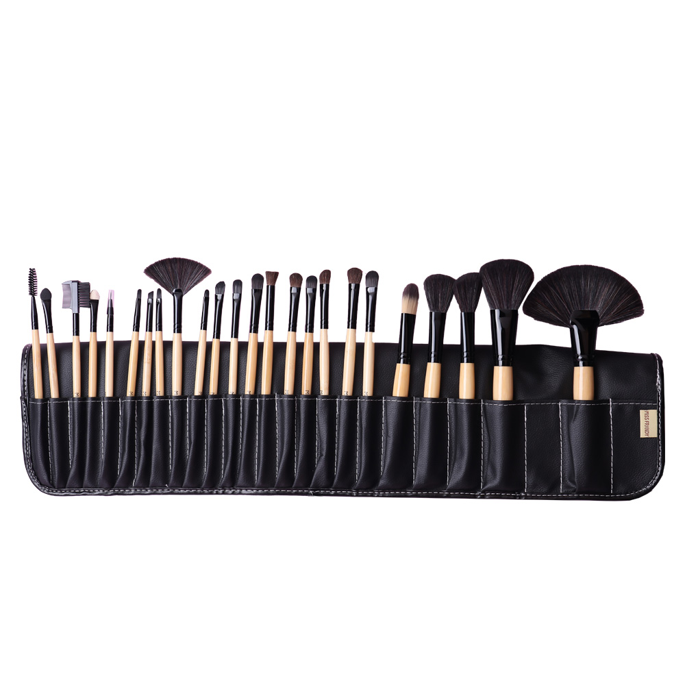 Kit Com 24 Pinceis De Maquiagem E Necessaire