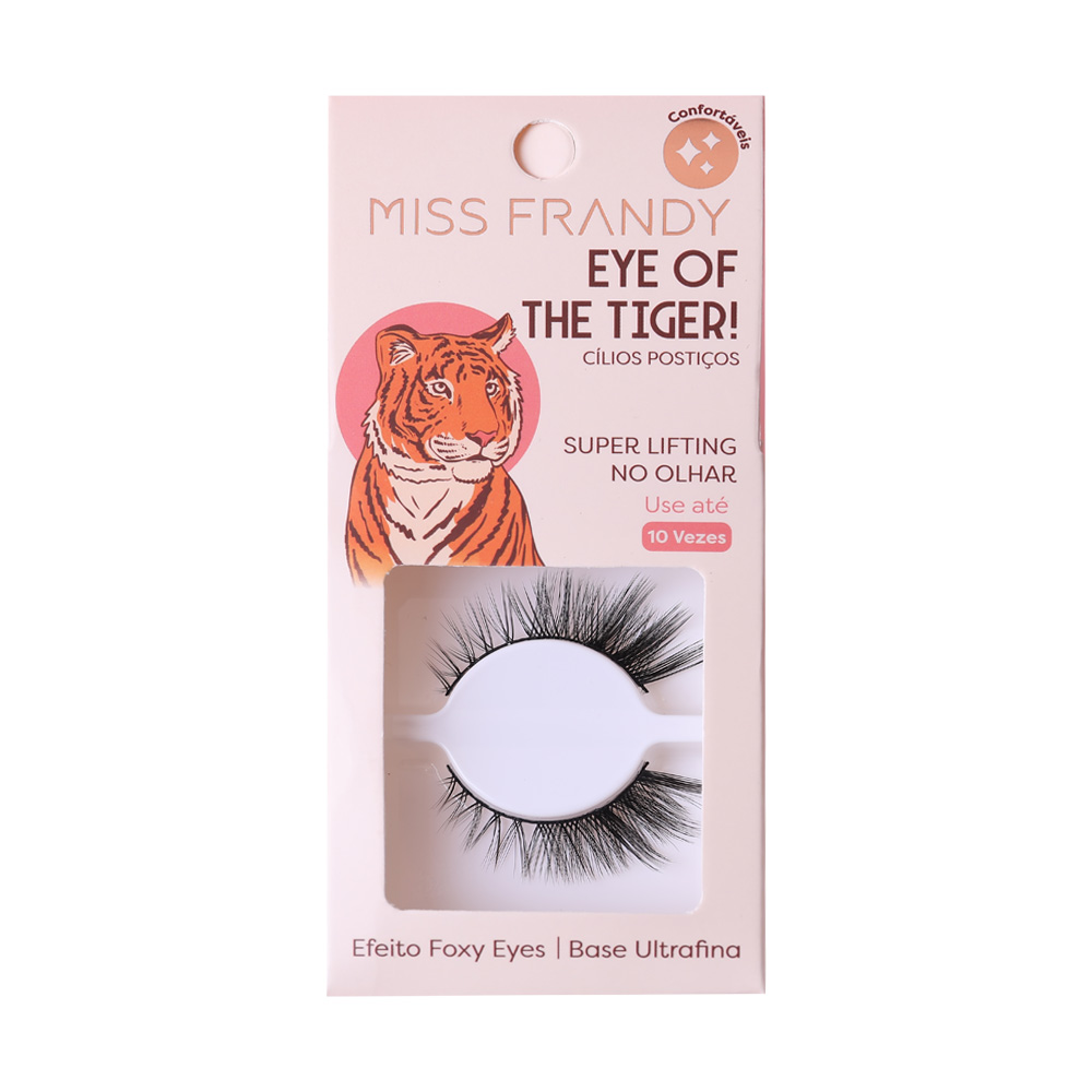 Cílio Postiço Foxy Eyes (Cat12#) Linha Eye Of The Tiger!