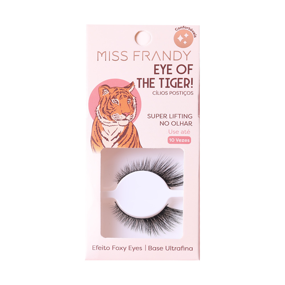 Cílio Postiço Foxy Eyes (Cat 15#)Linha Eye Of The Tiger!