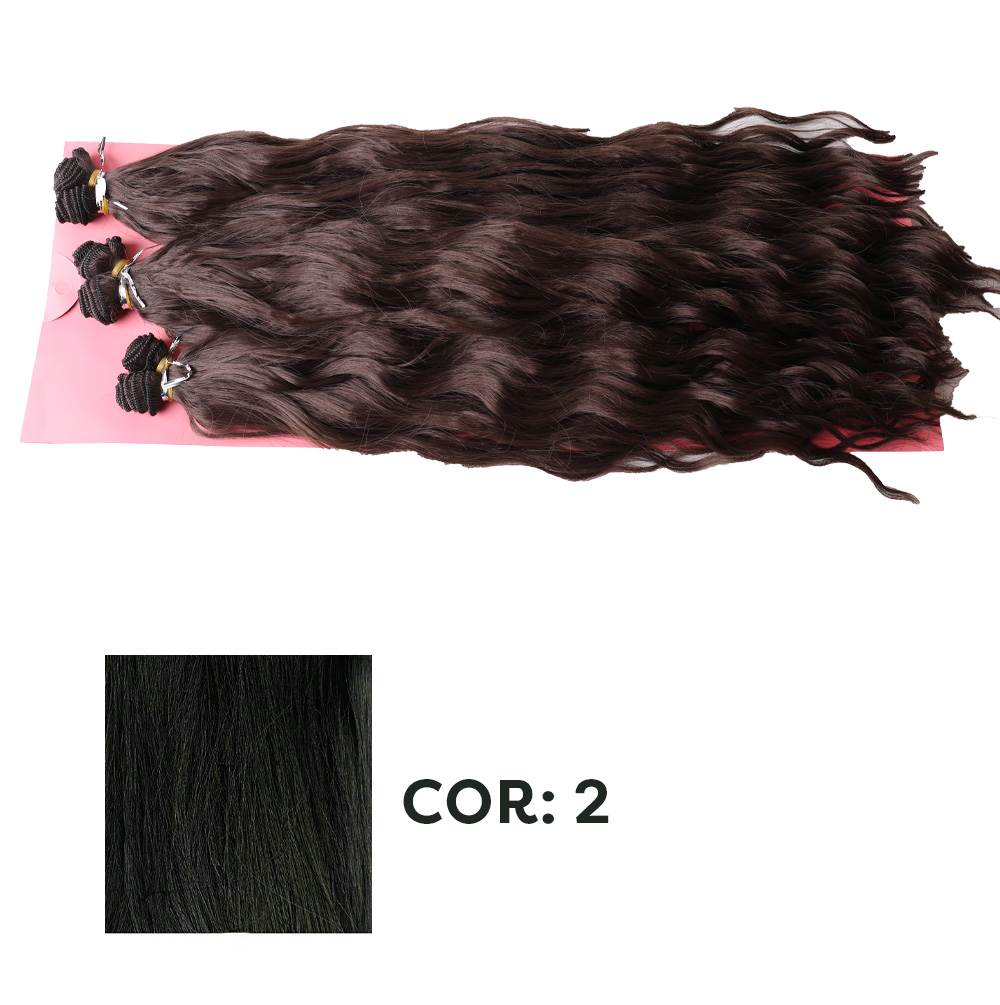Kit Com 6 Fitas De Aplique De Cabelo Cor 2