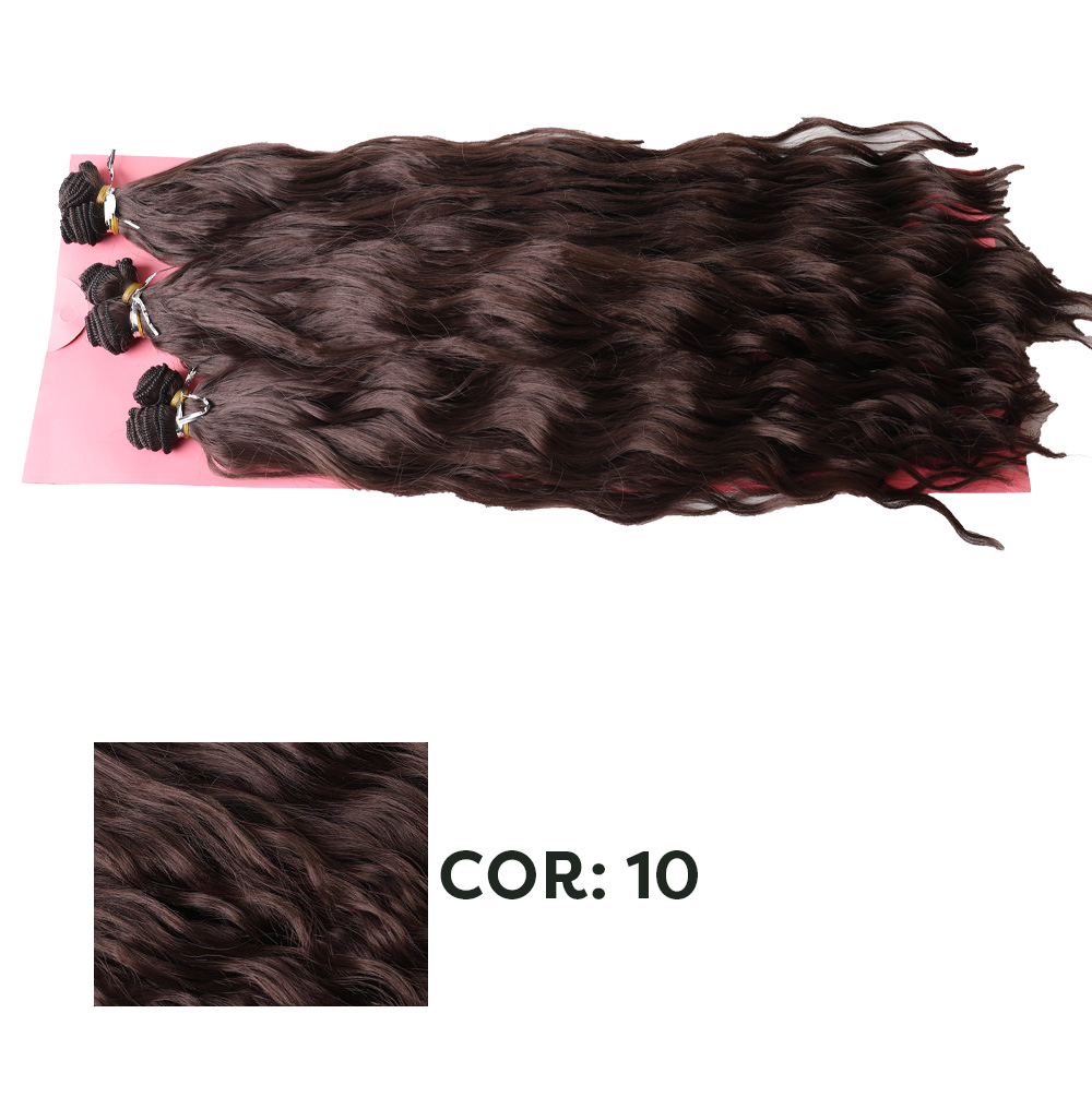 Kit Com 6 Fitas De Aplique De Cabelo Cor 10
