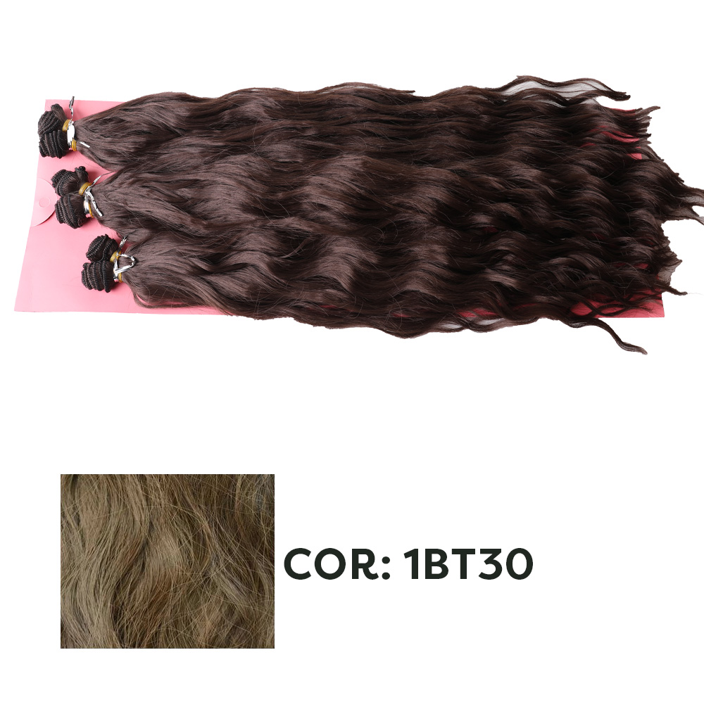 Kit Com 6 Fitas De Aplique De Cabelo Cor 1Bt30