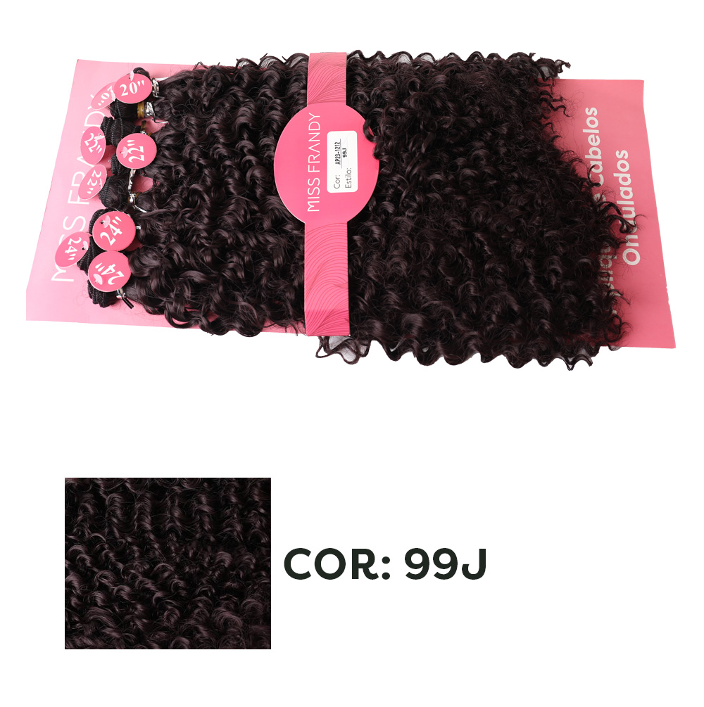 Kit Com 8 Fitas De Cabelo Cor 99J