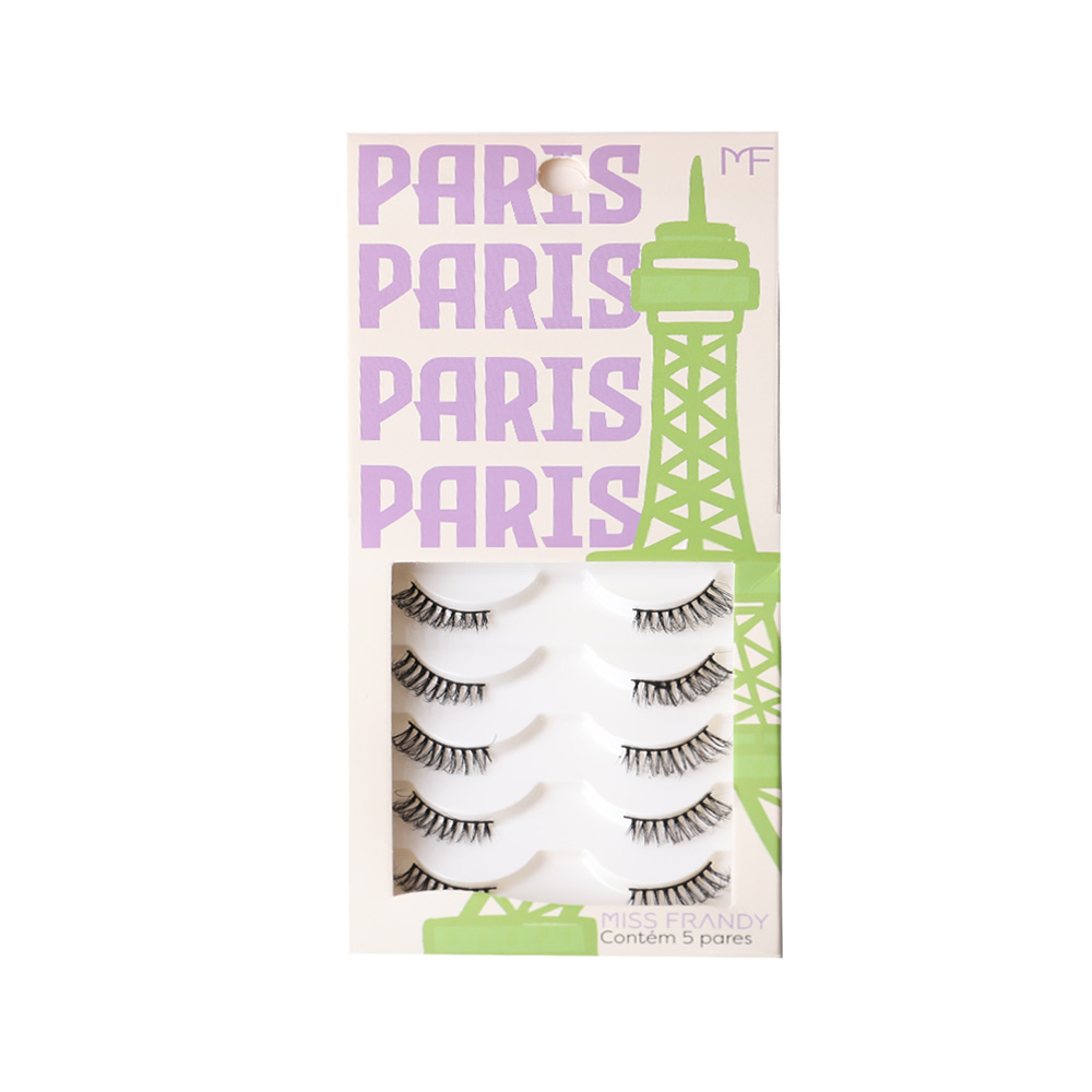 Kit Com 5 Pares De Cílios Postiços Linha City Lights