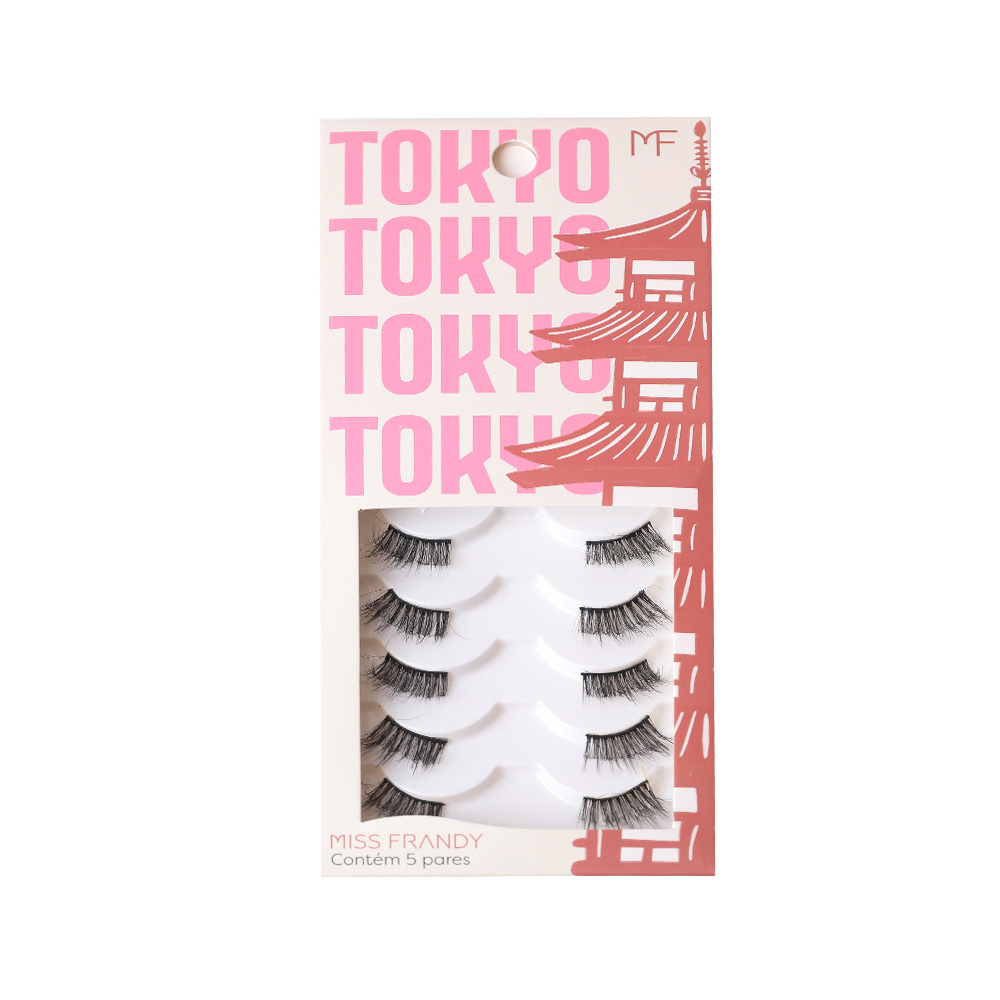 Kit Com 5 Pares De Cílios Postiços Linha City Lights