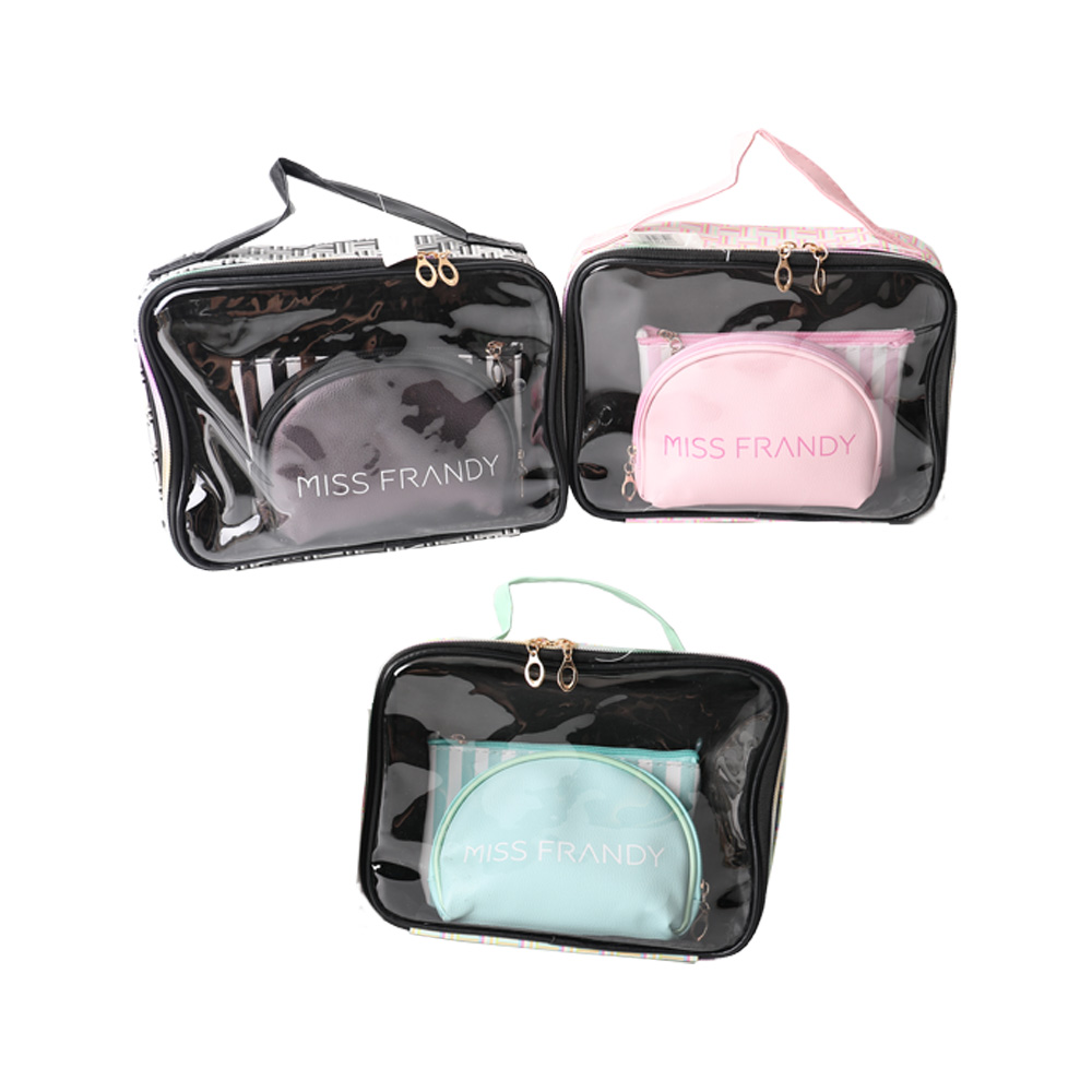 Kit Com 3 Necessaire De Maquiagem