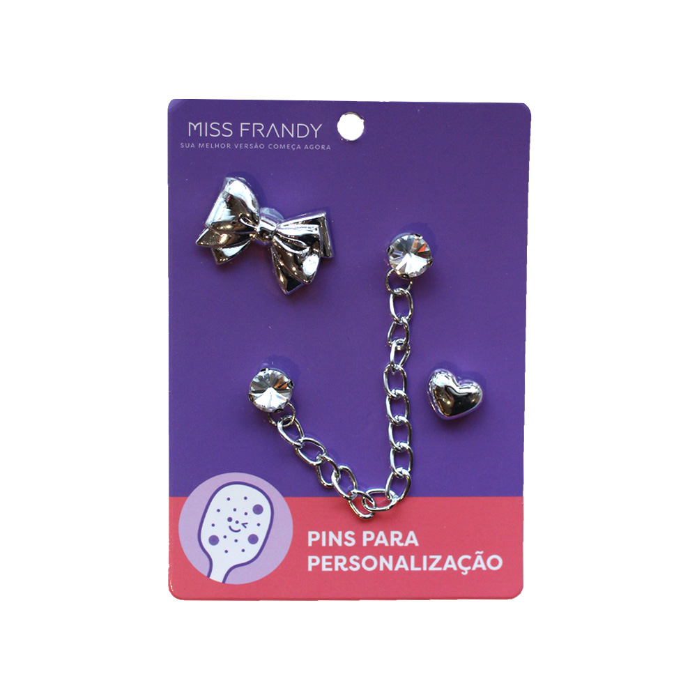 Kit com 3 pins para Escova de Cabelo