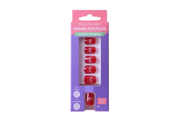 Unha Postiça Com 24 Unhas