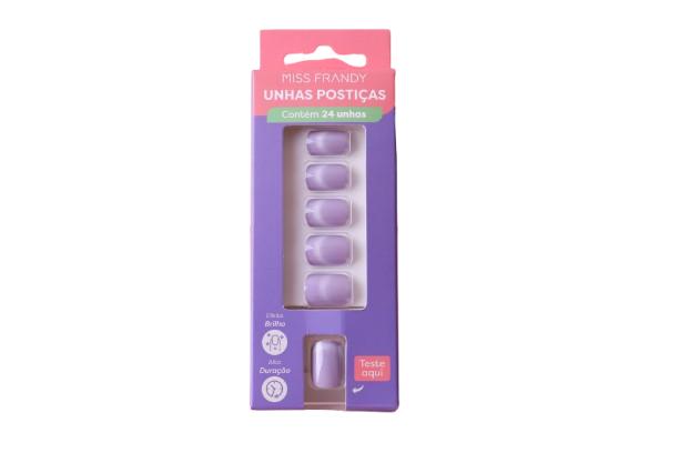 Unha Postiça Com 24 Unhas