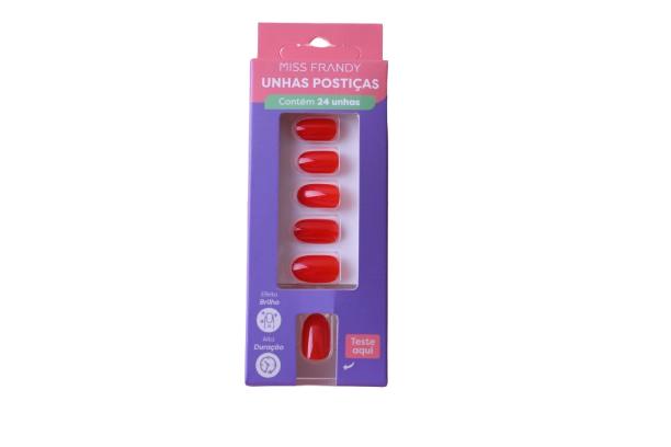 Unha Postiça Com 24 Unhas