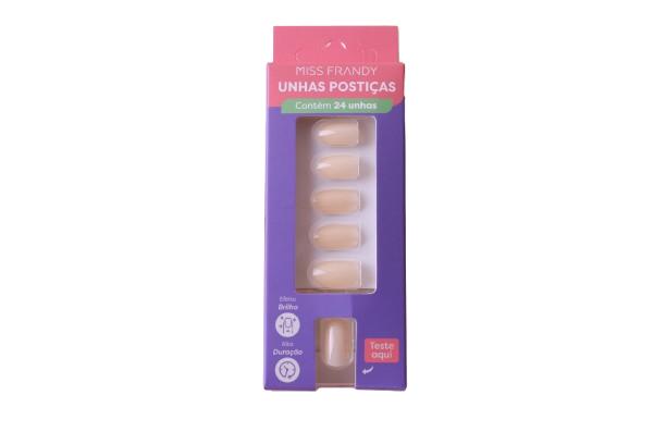 Unha Postiça Com 24 Unhas