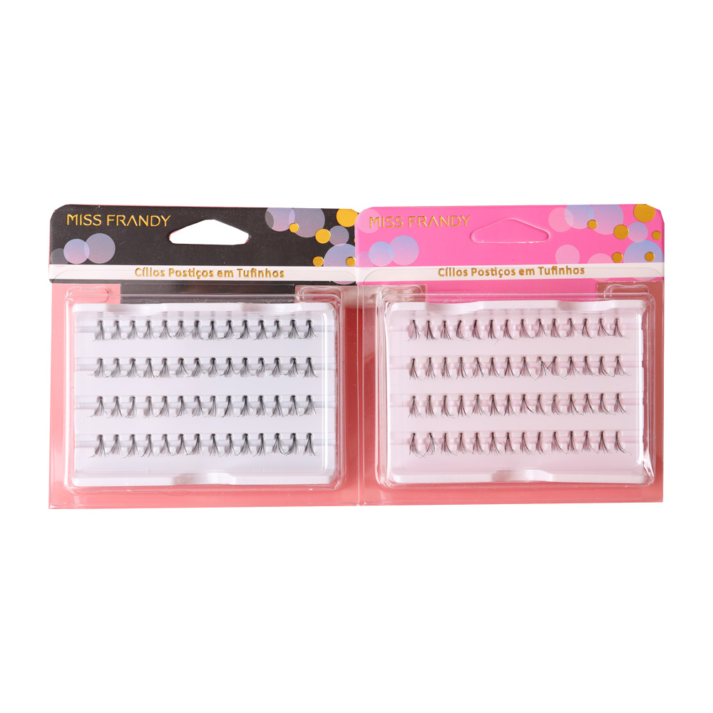 Caixinha Com 56 Tufinho De Cílios Postiço 10Mm Dz (12 Peças)